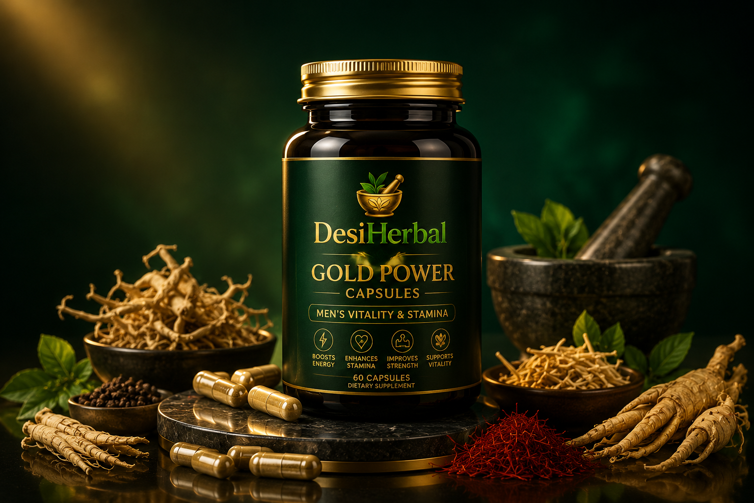 DesiHerbal Gold Power Capsules